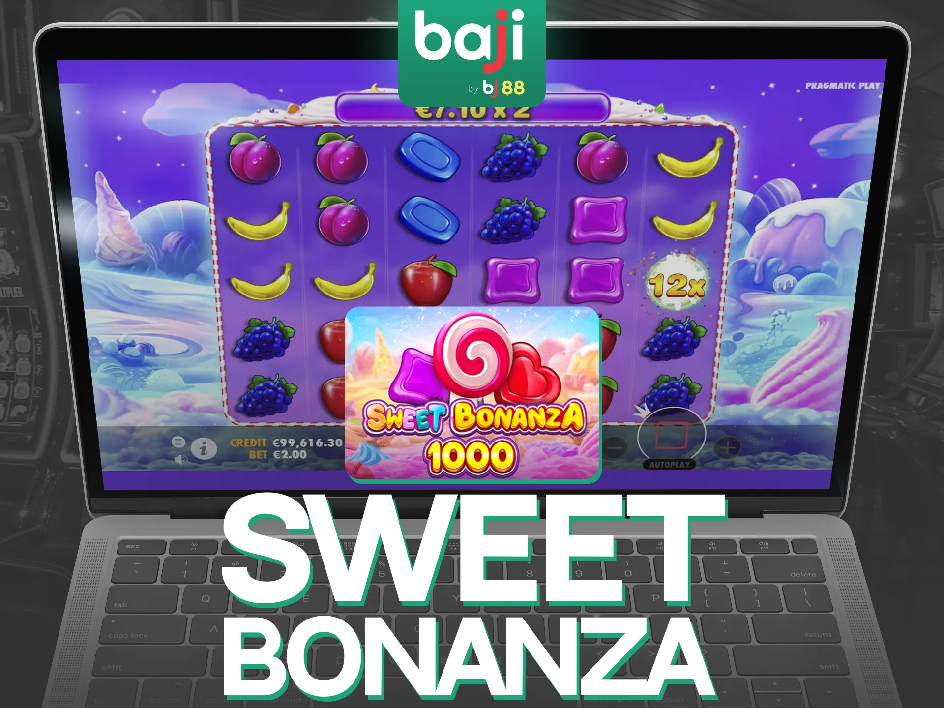 Sweet Bonanza is a fun video slot game, that you will find at Baji Live.