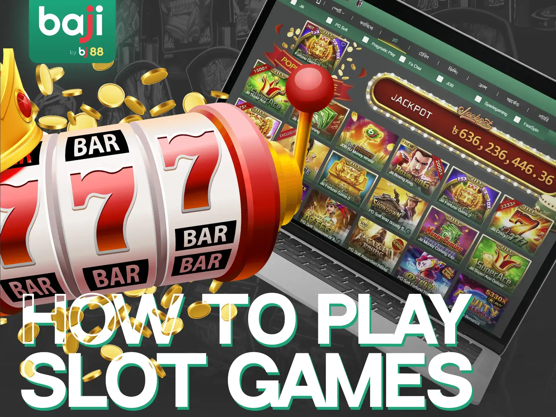 How to start playing slots at Baji Live platform.