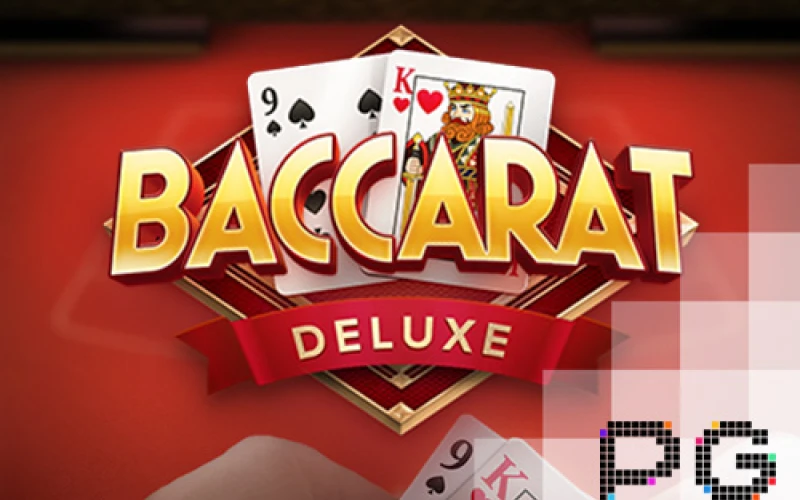 Ebjoy classic Baccarat Deluxe game at Baji casino.