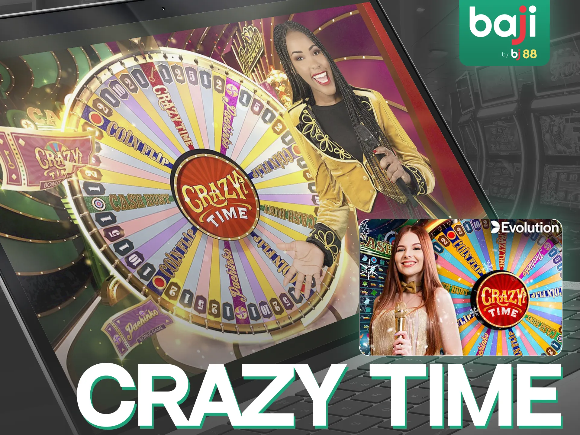 You can play the popular Crazy Time game at Baji Live.