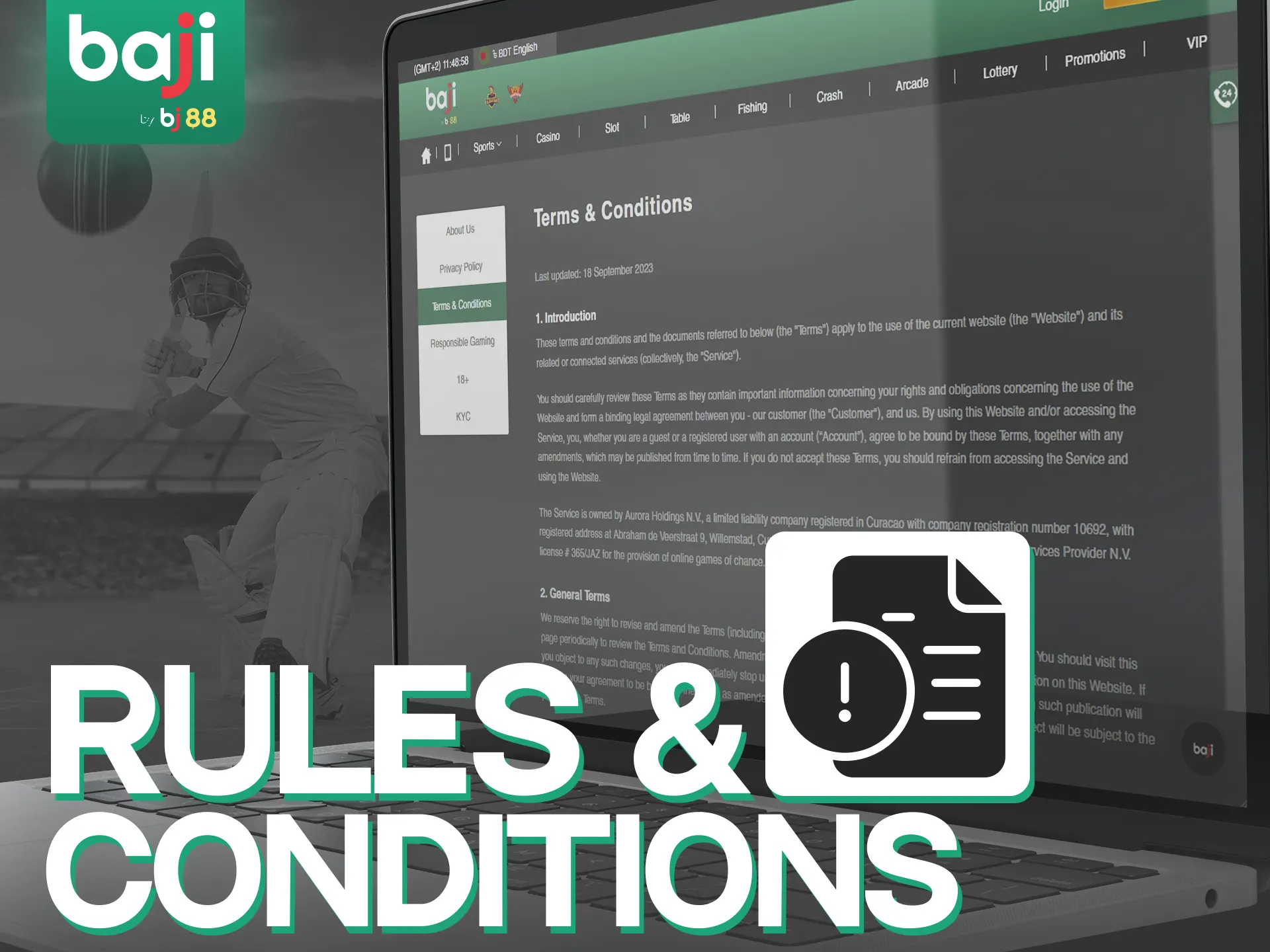 To sign up for Baji Live, you need to familiarize yourself with the platform's rules.