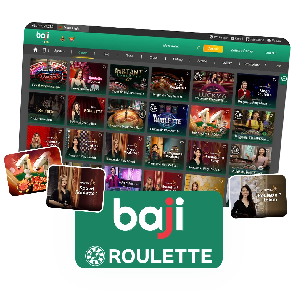 Join Baji Live right now to play roulette.