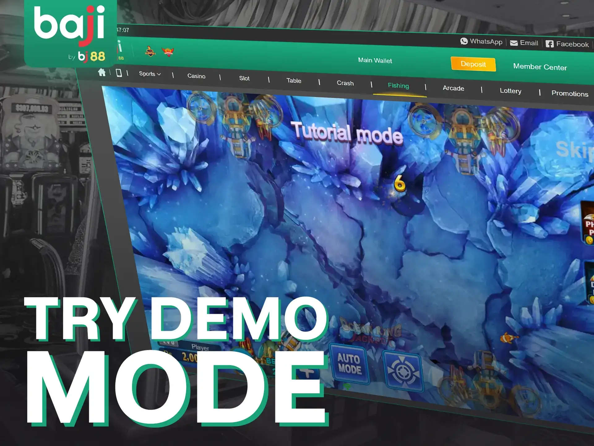 You can learn the mechanics of the game through the demo mode at Baji Live.