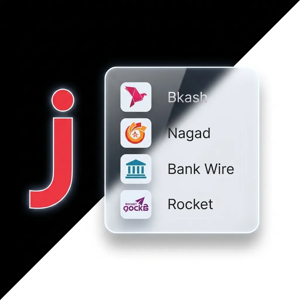 Baji Live deposit methods including bKash, Nagad, Rocket, Upay, Tap Pay and Bank Wire with BDT 200 minimum