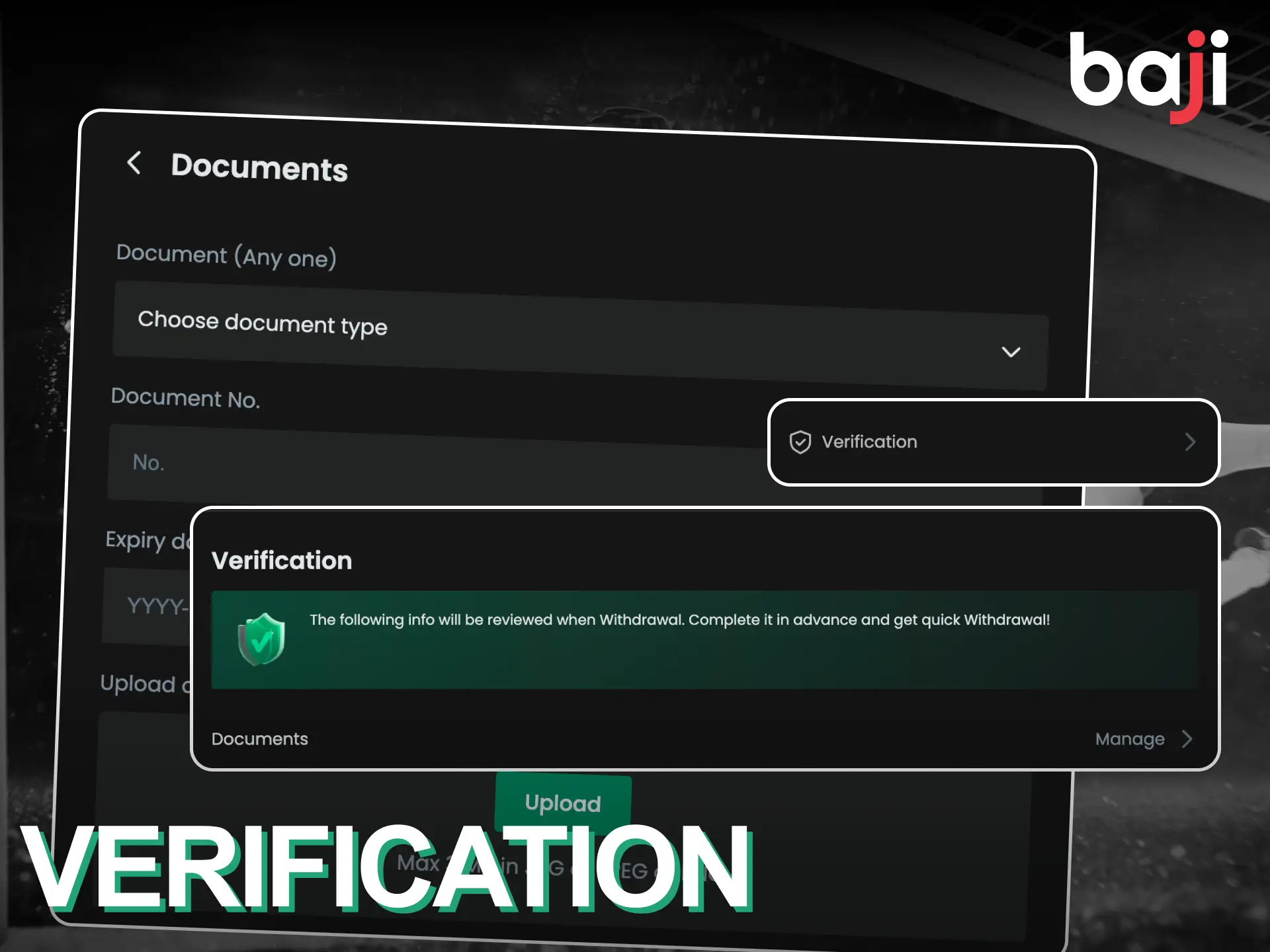 How to verify your account at Baji Live platform.
