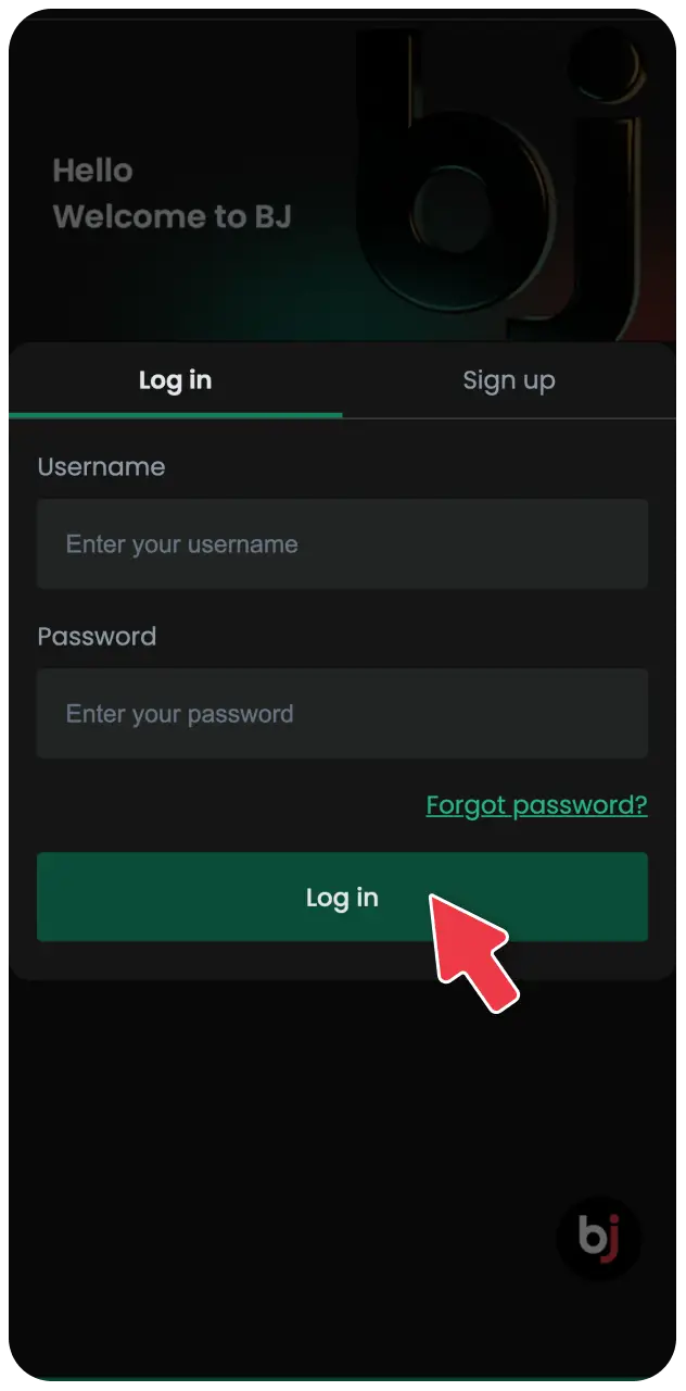 Open the Baji Live application and log into your account.